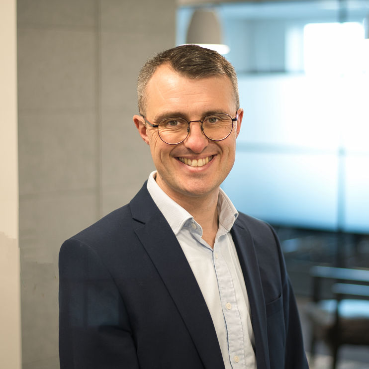 A Corporate Headshot of a male business manager taken by JPH headshots